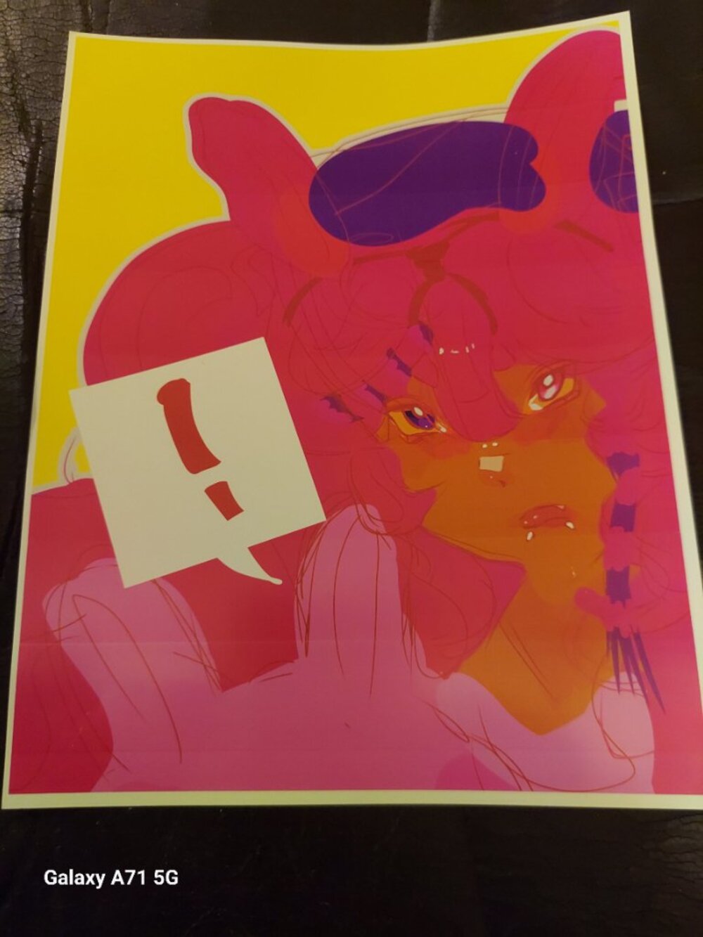 Handcrafted Digital Art Print "HALF WOMEN / Half BUNNY"